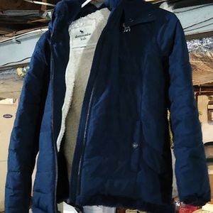 Abercrombie girls blue coat